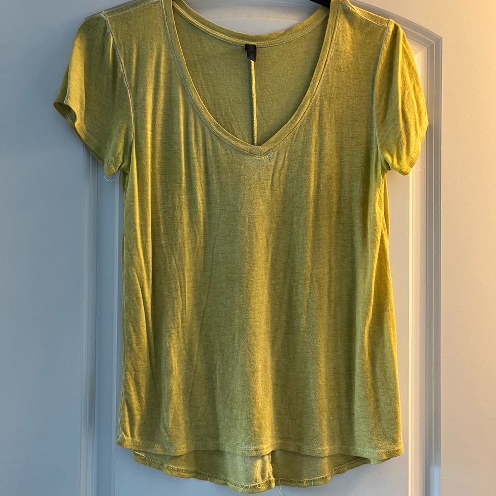 Massini Light Yellow Short Sleeve Tee